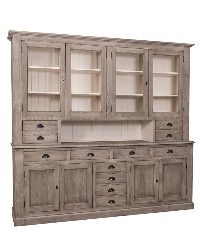 Fenyőfa tálalószekrény 225 cm "Maison"