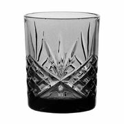 CRISTAL metszett füstüveges vizespohár 300 ml