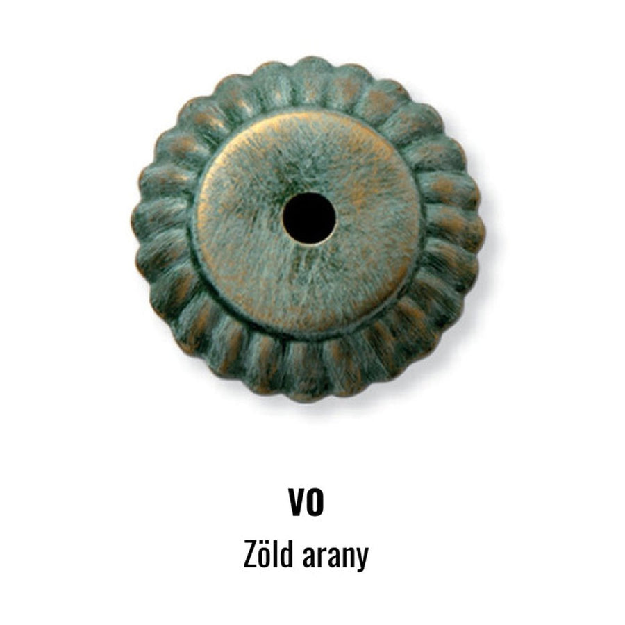 Zöld arany fém színminta.