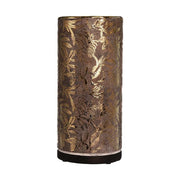 Aranyszínű dombormintával díszített, modern, glamour stílusú kerámia arany váza.