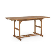 NOEMI bővíthető akácfa kerti asztal 120-160 cm