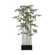 Zöld színű, mű térelválasztó bambusz dekornövény.