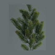 Zöld színű mesterséges jegenyefenyő ág.