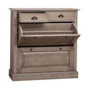 Fenyőfából készült cipősszekrény 2 darab fiókkal