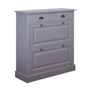 Fenyőfából készült cipősszekrény 2 darab fiókkal