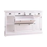 Fenyőfából készült cipősszekrény 4 darab fiókkal