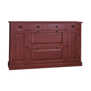 Fenyőfából készült cipősszekrény 4 darab fiókkal