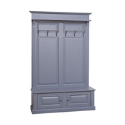 Fenyőfából készült előszobafal