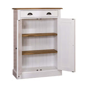 Fenyőfából készült előszobaszekrény 2 darab fiókkal