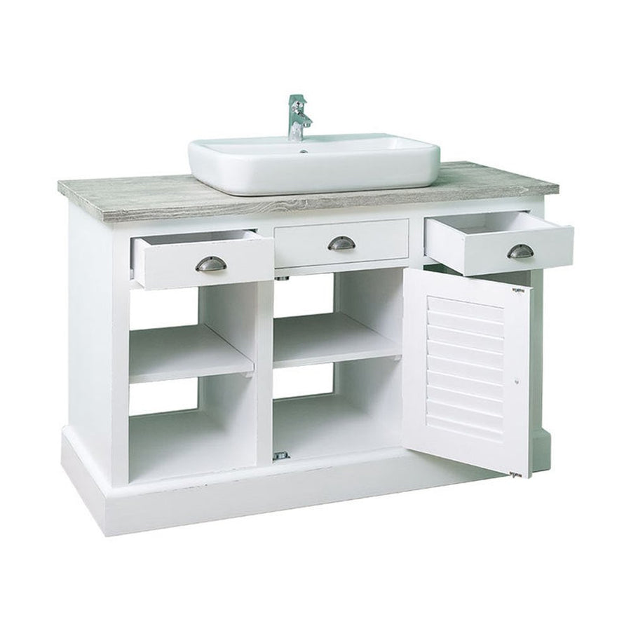 MAISON fenyőfa mosdószekrény 120 cm