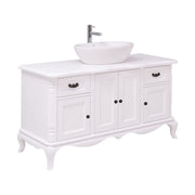 Fenyőfából készült 2 fiókos mosdószekrény