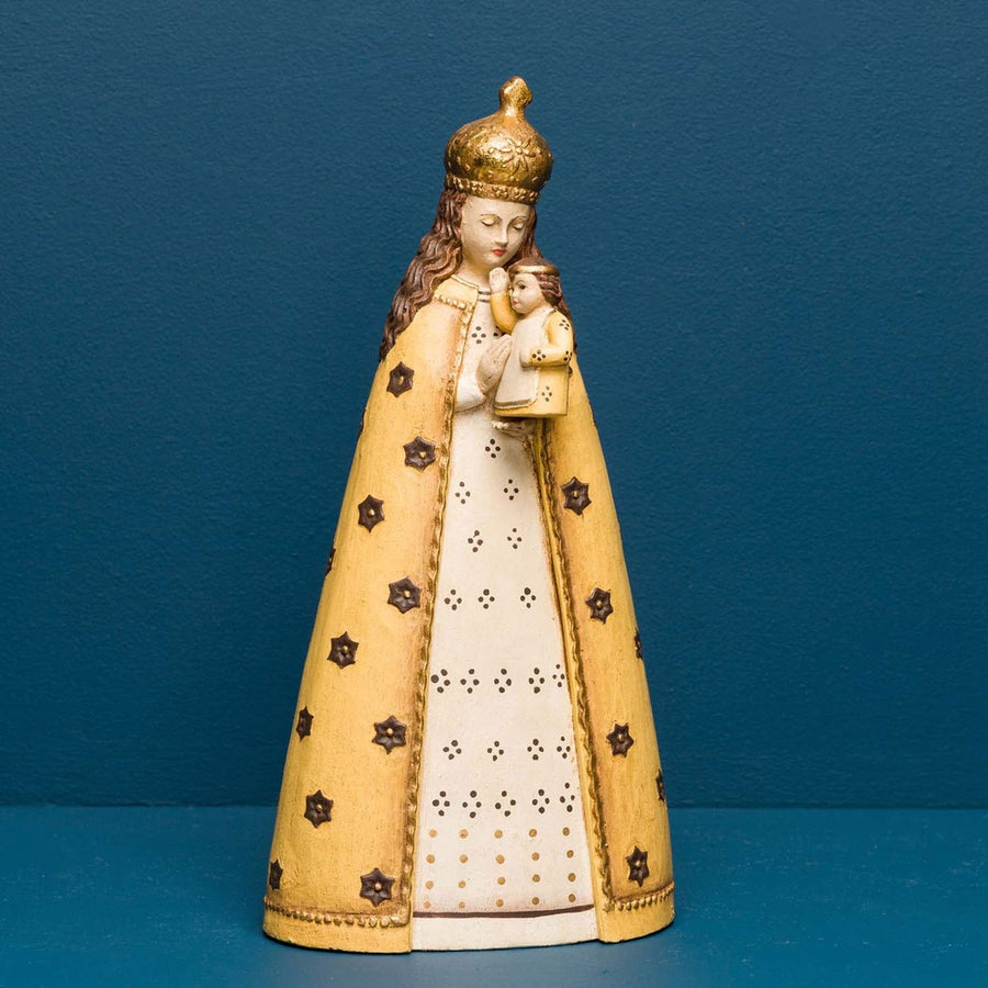 Védelmező Madonna, Hummel ábrázolás alapján készült szobor.