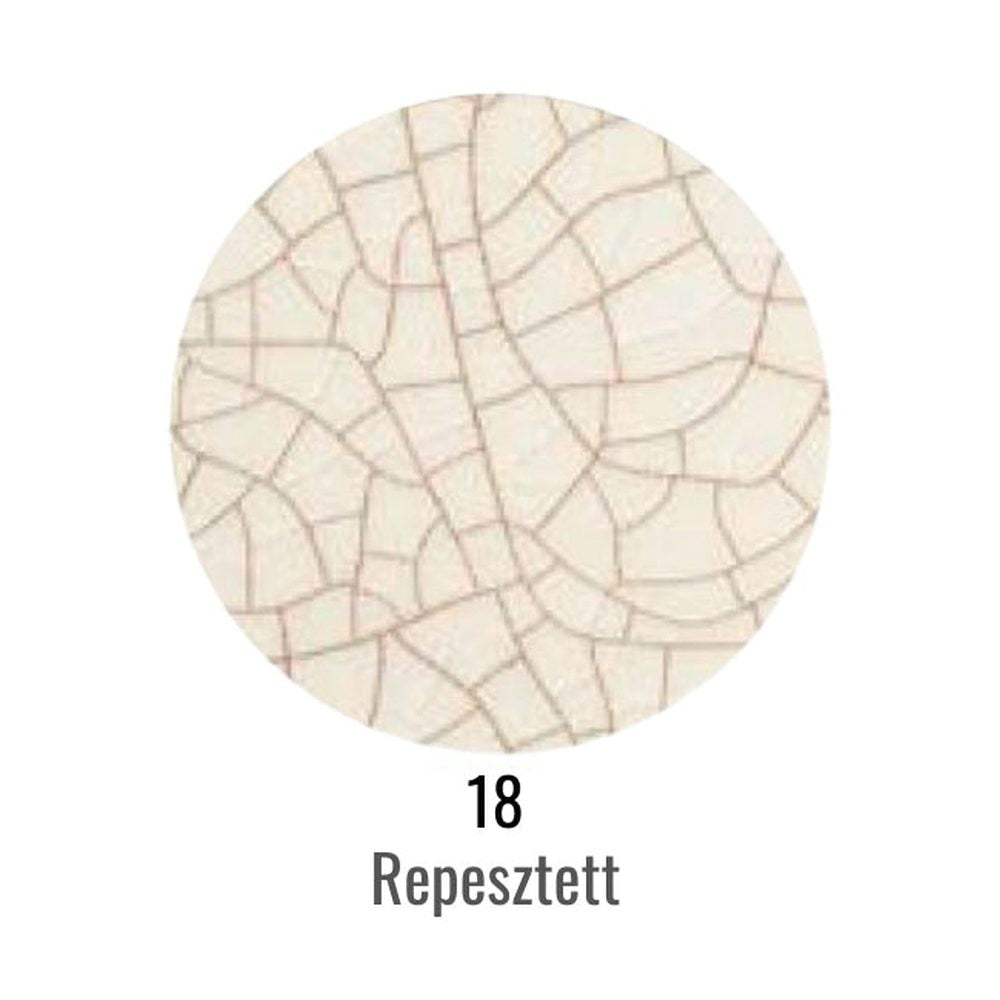 Repesztett kerámia minta.