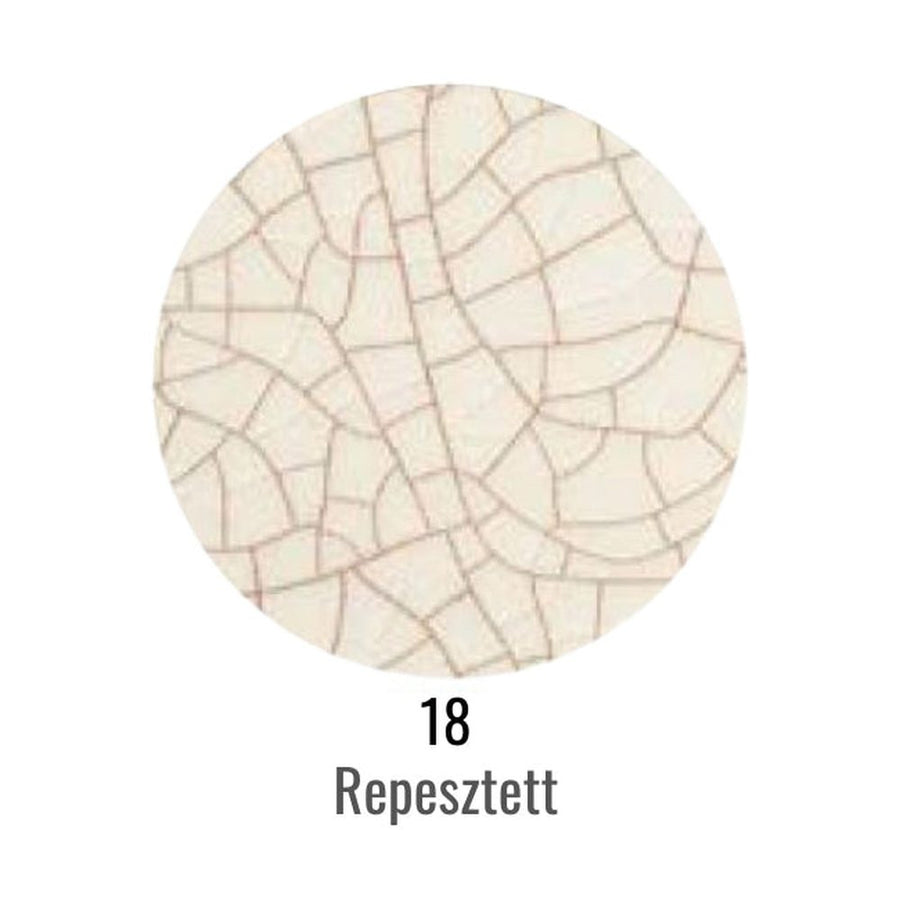 Repesztett kerámia minta.