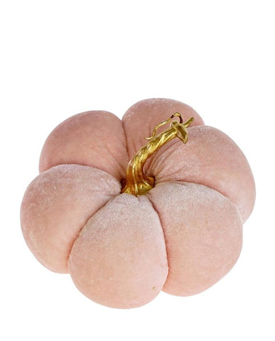 Pink színű bársonyból készült dekorációs dísztök.