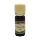 Csokis meggy illóolaj 10 ml-es barna üvegcsében, krémszínű kupakkal, édes és gyümölcsös aromával, párologtatásra.