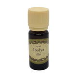 Ibolya illatú illóolaj 10 ml barna üvegcsében, bézs kupakkal – púderes, virágos, relaxáló aromaterápiás olaj.