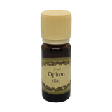 Ópium illatú illóolaj 10 ml barna üvegcsében, bézs kupakkal – keleties, érzéki és balzsamos aromaterápiás olaj.