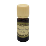 Szibériai fenyő illóolaj 10 ml‑es barna üvegben, krémszínű kupakkal, friss, fás, erdei aromával, párologtatáshoz.