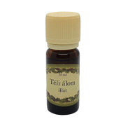 Téli álom illóolaj 10 ml-es barna üvegben, krémszínű kupakkal, karácsonyi fűszer-vanília aromakoncentrátum – párologtatóhoz.