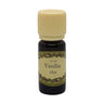 Vanília illóolaj 10 ml-es barna üvegcsében, krémszínű kupakkal, édes, krémes illattal, párologtatásra.