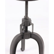 Ipari stílusú, bőrüléses, állítható magasságú bárszék