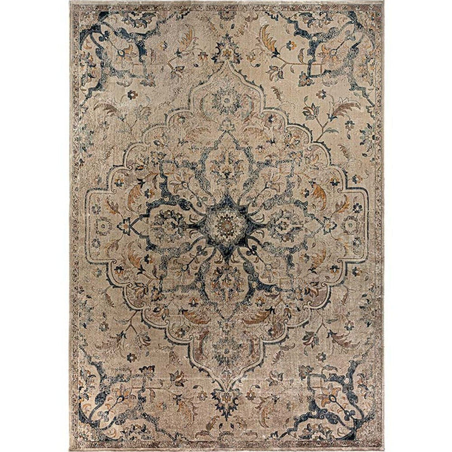 Klasszikus, keleti stílusú, 340 cm hosszú és 240 cm széles, viszkózból készült szőnyeg.