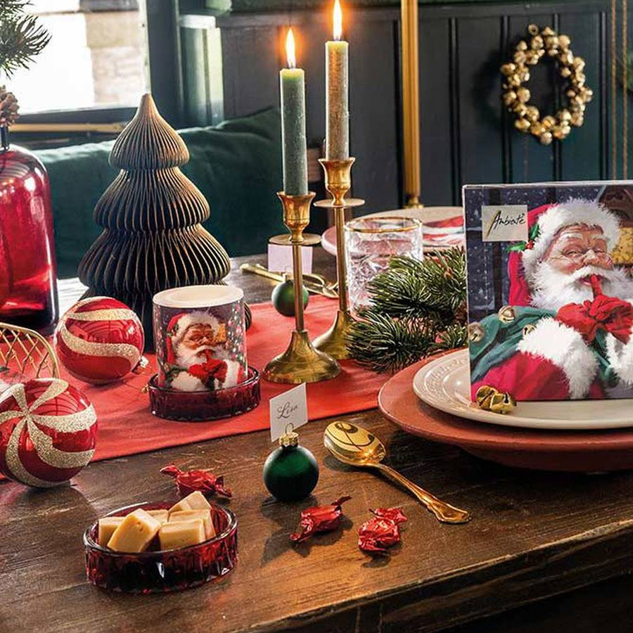 HUSH HUSH karácsonyi átvilágítós gyertya 12 cm