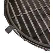 Prémium minőségű, rusztikus vidéki stílusú, 50 cm átmérőjű, antik barna színű, antikolt szegecselt felületű kézműves kerti tűzrakó üst, levehető grill ráccsal és állvánnyal 