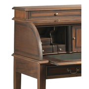 Mahagónifából készült klasszikus koloniál stílusú kézműves szekreter