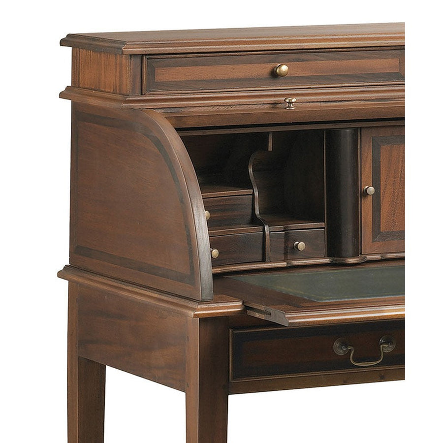 Mahagónifából készült klasszikus koloniál stílusú kézműves szekreter