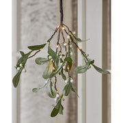 Karácsonyi led-es fagyöngy ág műnövény,