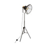 Loft stílusú, 146.5 cm magas, fémből készült, 3 lábú tripod állólámpa