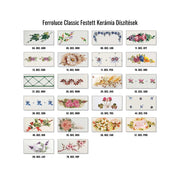 Festett kerámia minták.