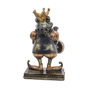 Fub Funky stílusú, 26 cm magas békakirályfi figura zsebórával