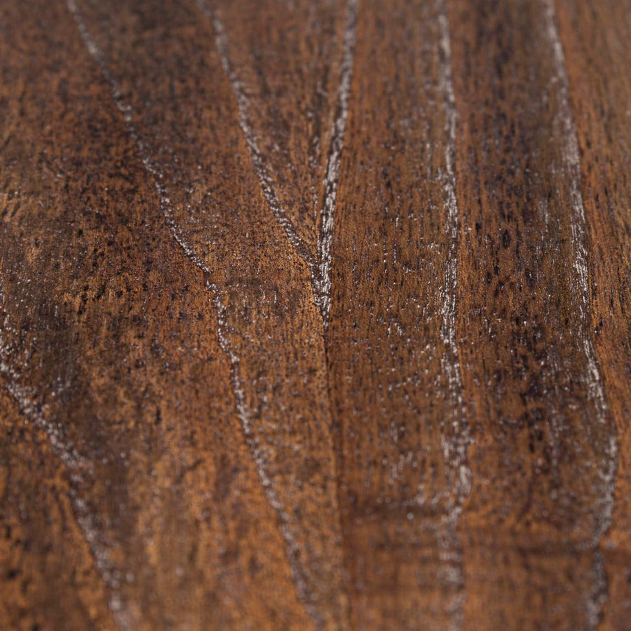 Tömör mindifából készült, modern-vidéki stílusú, 200 cm hosszú, kézműves étkezőasztal.