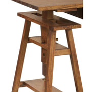 Mindifa íróasztal megemelt baklába.