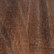 Tömör mindifából készült, modern-vidéki stílusú, 3 fiókos, kézműves könyvespolc.