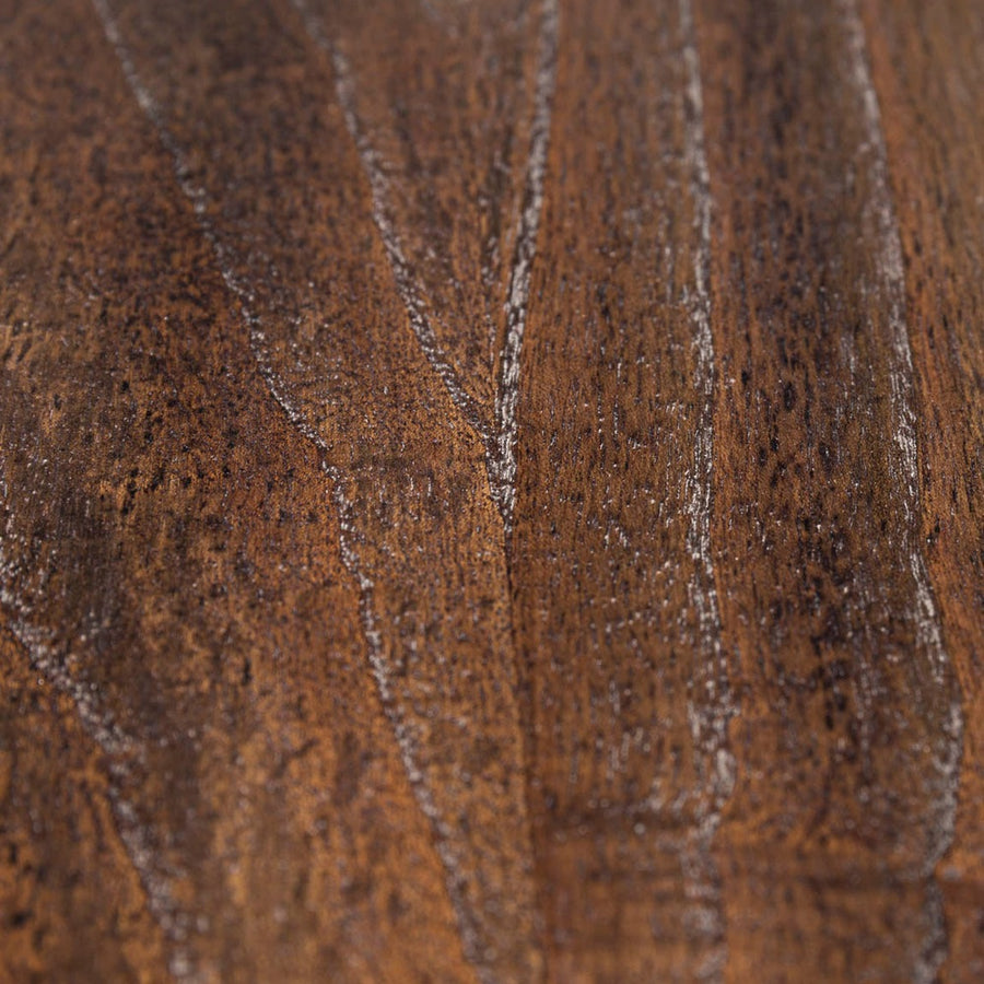 Tömör mindifából készült, modern-vidéki stílusú, 3 fiókos, kézműves könyvespolc.