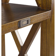 Mindifa könyvespolcot díszítő bronz fémpersely.