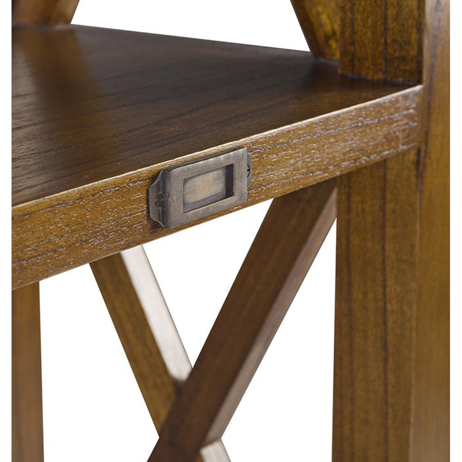 Mindifa könyvespolcot díszítő bronz fémpersely.