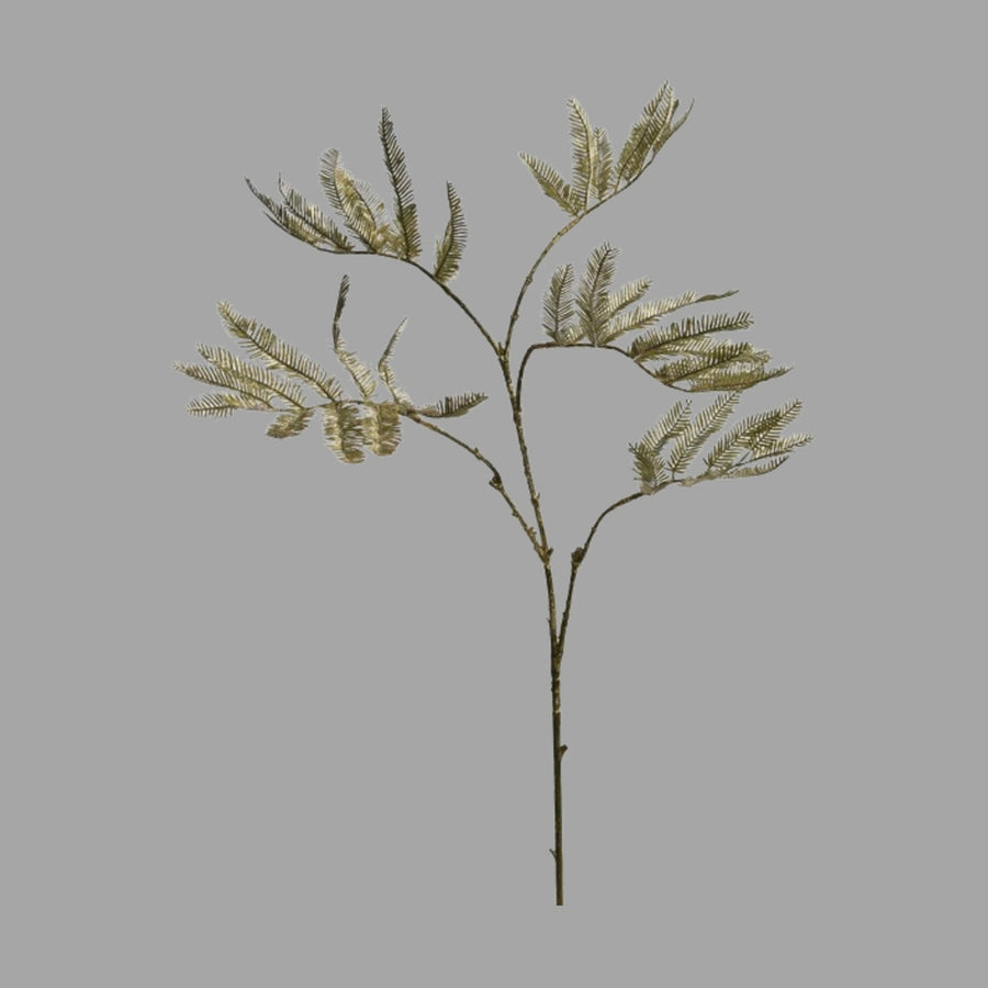 Zöld-arany színű mű cikász pálma ág.