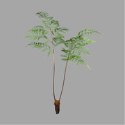 Óriás méretű, élethű megjelenésű, 105 cm magas, erdei pajzsika ág, páfrány műnövény.