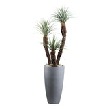 Mű jukka pálma 120 cm zöld "Yucca Rostrata"