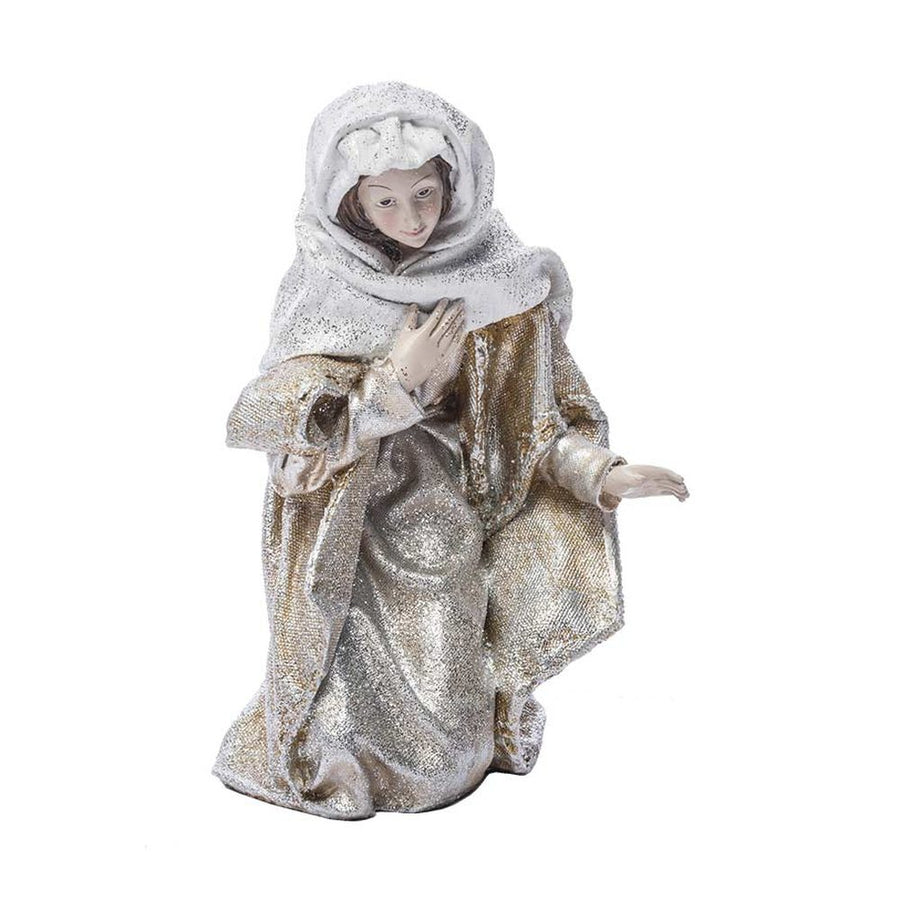 Karácsonyi betlehem Mária figurája