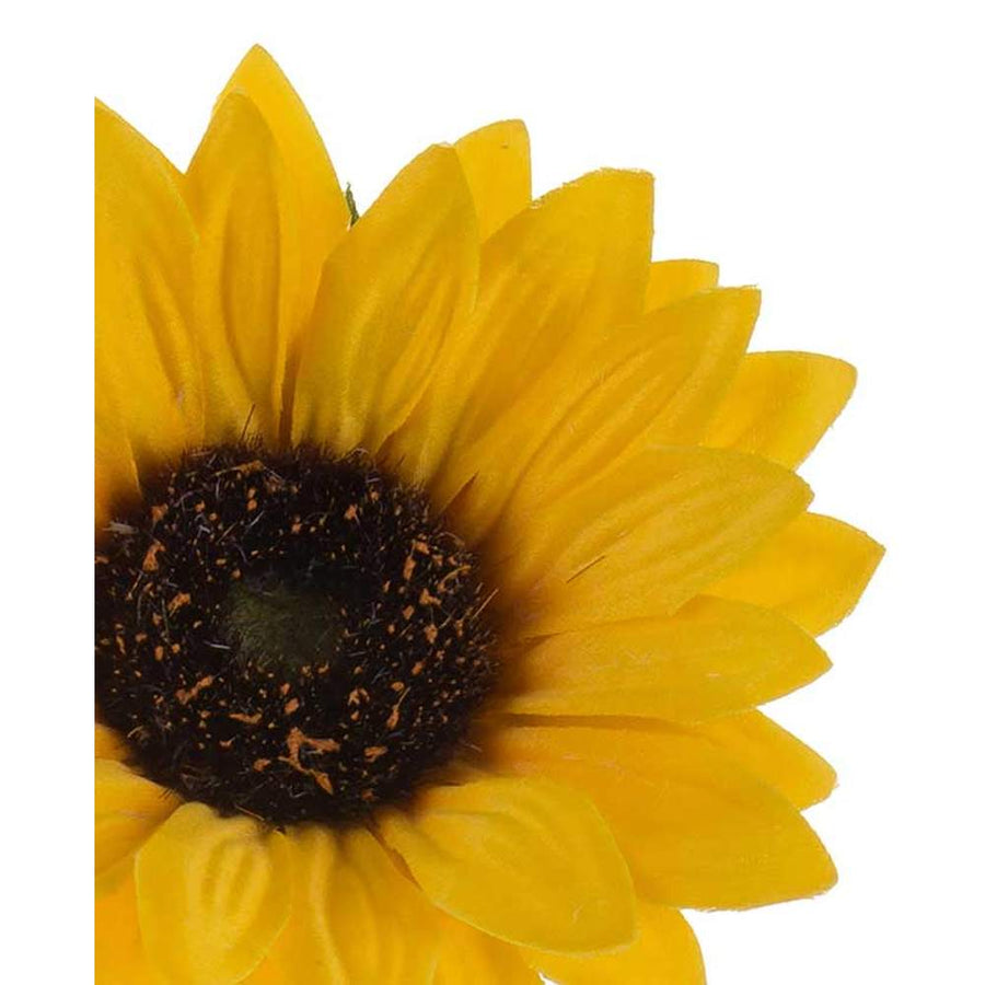 3 darab virágfejjel rendelkező mesterséges napraforgó művirág