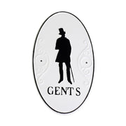 Vintage stílusú, fém mosdójelző tábla