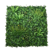 Mű növényfal panel 100 x 100 cm fű mix "Gramineae"