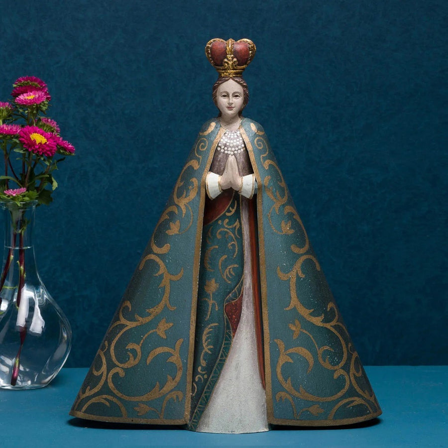 Ocotláni Szűzanyát ábrázoló figura.