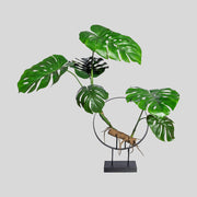 Exkluzív megjelenésű, modern, kortás stílusú, 100 cm magas, filodendron műnövény kompozíció.